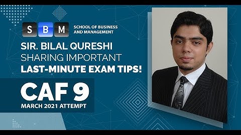 CAF 9 | Last minute Tips and tricks for March 2021 Attempt