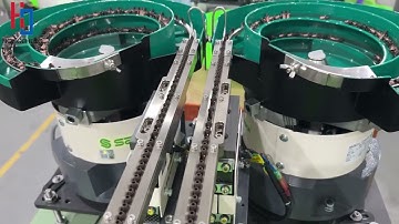 Dual Track Vibratory Feeder | Automatic Commutator Sorting System