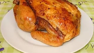 Простой рецепт курицы в духовке с медом.