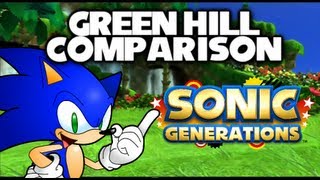 Sonic Generations Comparison Video Green Hill Zone