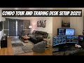 Day Trader Condo Tour and Trading Desk Setup 2021!
