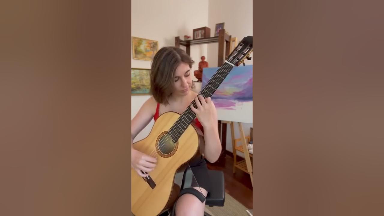 Piano music is better on guitar 🤯 Or isn't it?! #shorts #classicalguitar