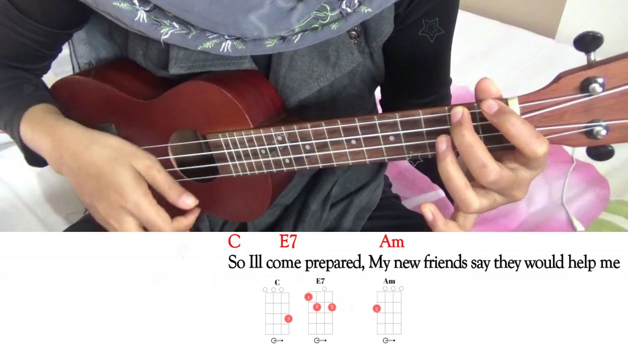 HONEY BEE ZEE AVI karouke no vocal ukulele version lyric and