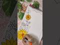 EASY Flower Wala Front Page Making for Project File #art #shorts #drawing #satisfying