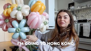 surprise party + packing for hong kong vlog