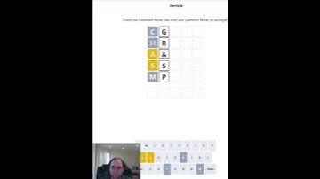 Verticle #Wordle: puzzle for 11 Feb 25  #variant #wordgames #puzzle #speedsolving #puzzlegame