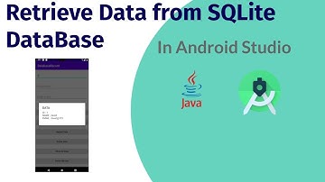 SqliteDataBase #2 : How to Retrieve Data From the SQLite Database