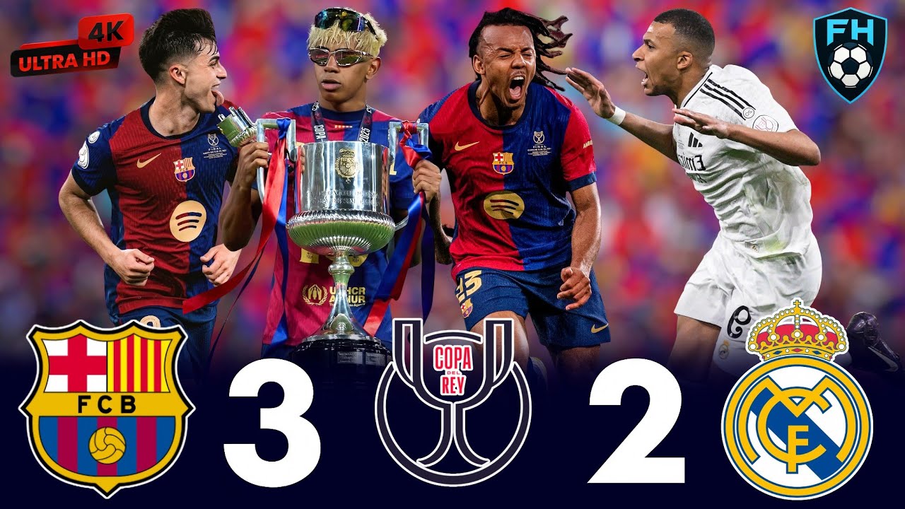 FCB hace historia & aplasta Real Madrid en final Copa del Rey 😱 ● Barcelona (3-2) Real Madrid 🎬