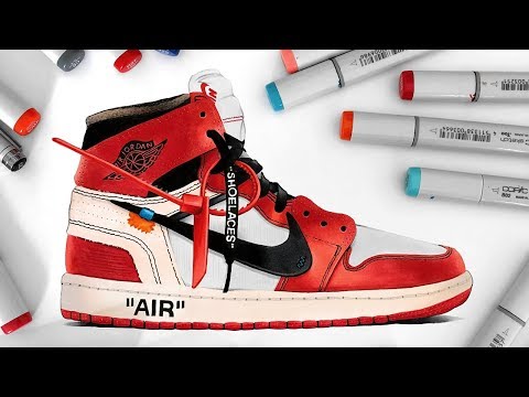 Flash Sketch Off-White jordan 1