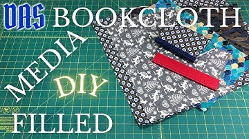 DIY Bookcloth; Filling with Media // Adventures in Bookbinding