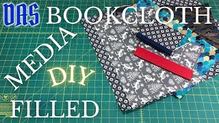 DIY Bookcloth; Filling with Media // Adventures in Bookbinding