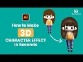 How to Make 3D Character Effect in Seconds | Bahasa Indonesia