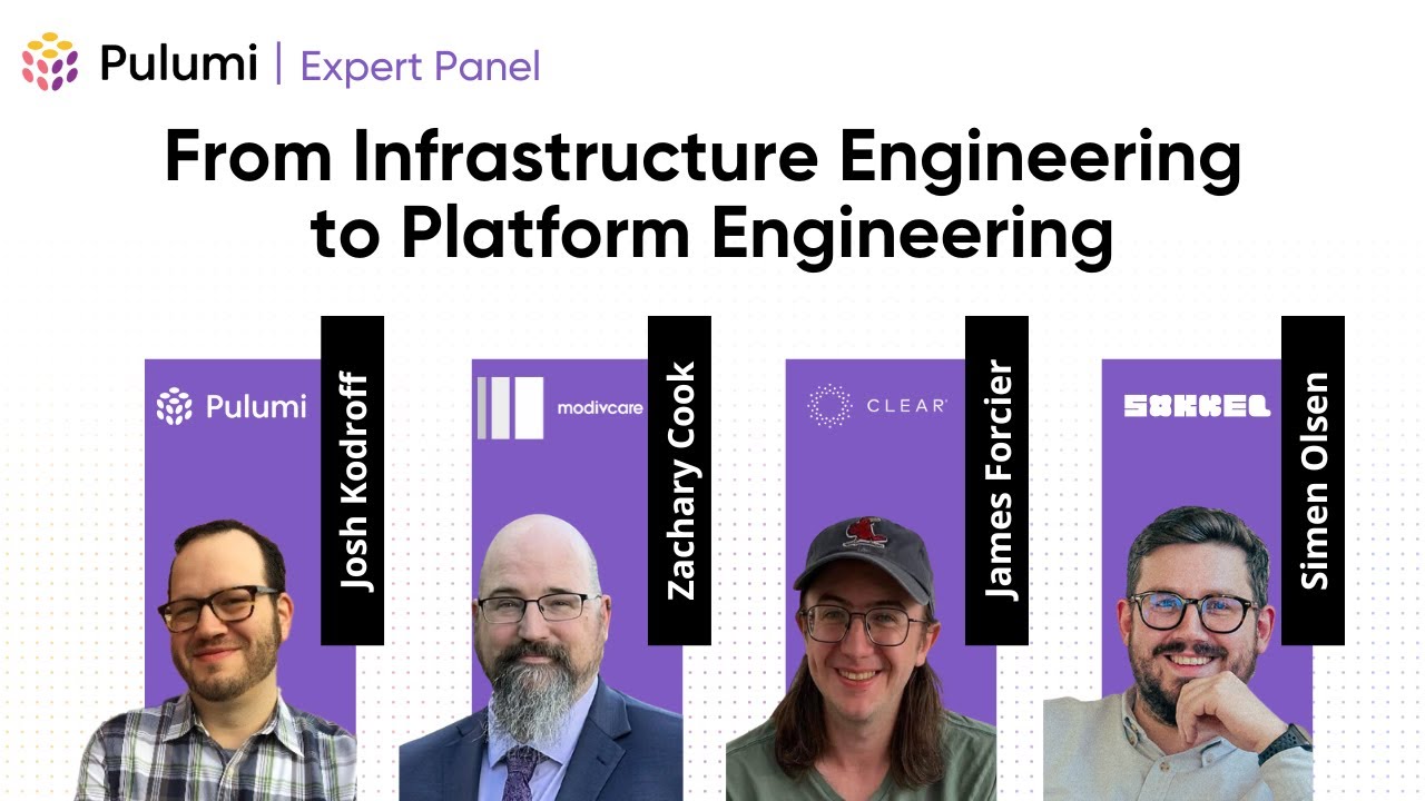 From Infrastructure Engineering to Platform Engineering | Panel Discussion