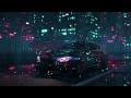 BMW M4 - Ambient City Drive (chill music and Rain effects/sounds) - 4K Ultra HD 60fps