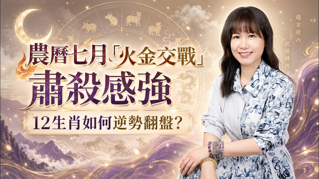 [直播精華] 鬼月不可怕！12生肖農曆七月運勢大公開？現場抽牌看運勢｜午餐開運小聚－心光維度 縮圖