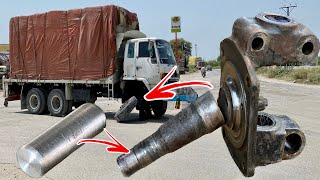 I Repaired a scrub truck spindle that no mechanic repairs Watch the video and give your opinion ?