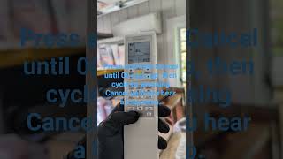 How to review stored diagnostic codes on a Daikin mini split #hvac #hvaclife #hvactechnician #shorts