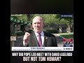 Why Did Pope Leo Meet with David Axelrod But Not Tom Homan?