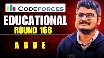 Codeforces Educational Round 168 Solution Discussion (ABDE)
