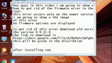 Sony Flashtool Firmware error fixed.