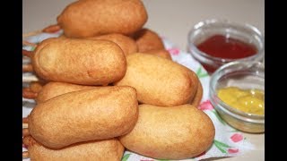 Корн-дог. Сосиски и Сыр в тесте.