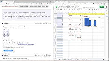 5 Number Summary - Using Google Sheets