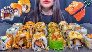 Asmr Sushi Mukbang No Talking Eating Sounds