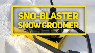 Compact Snow Groomer SNO-BLASTER (TM) by snowgroomers.net