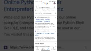 Usefull Website For Python Coders Online Compiler