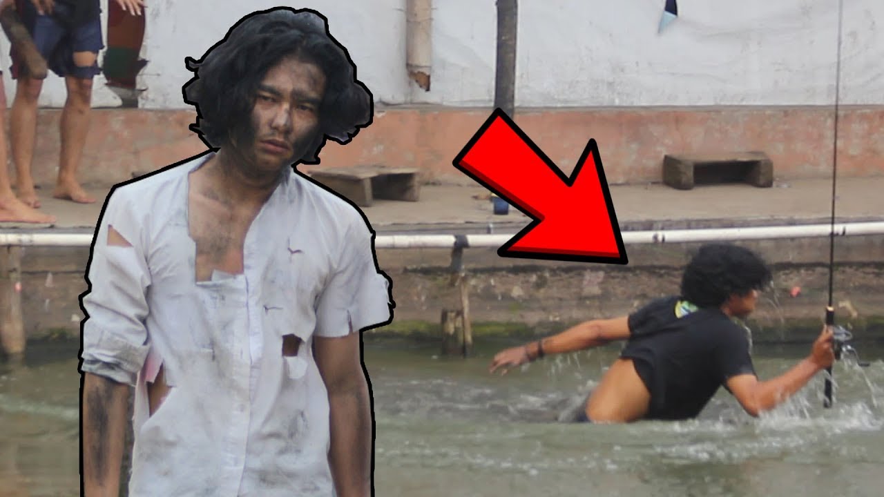 Prank Orang Gila Berantem Ft Xxditto Part 1 Sampek Nyebur Kolam