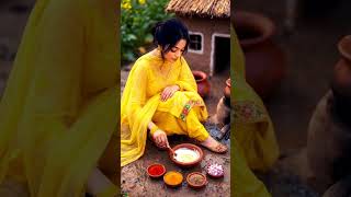 Punjabi Kadhi Pakora Recipe 🍛💛 #viral #shorts #punjabi #cooking #animation #cartoon #minivlog
