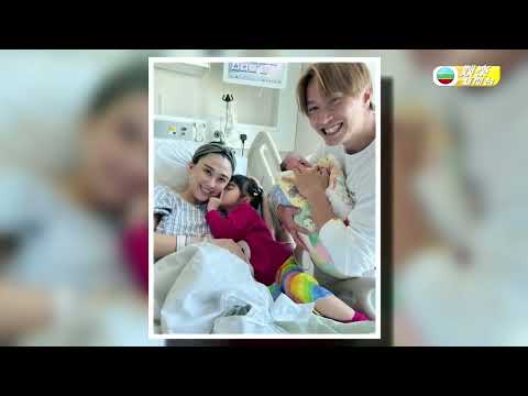 陳柏宇喜迎細女出世 老婆「封肚」生兩個小朋友夠晒