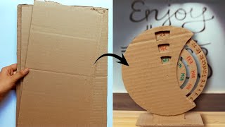 How to make cardboard perpetual calendar | easy craft | diy perpetual calendar