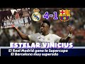 EL REAL MADRID DESTROZA AL BARCELONA, ESTELAR VINICIUS. CAMPEÓN DE LA SUPERCOPA, EL ANÁLISIS image