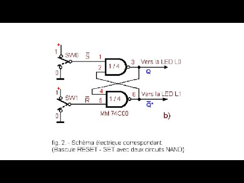 60. - Examen d'une Bascule Reset-Set (R-S) Réalisée avec 2 NAND - YouTube
