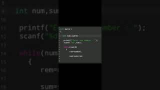 #24| C language Exercise 25| Programming | #shorts