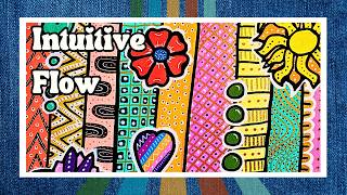 Find Your Creative Calm – Vibrant Pattern Stripes & Intuitive Doodle, no talking | Relax & Create Net Worth
