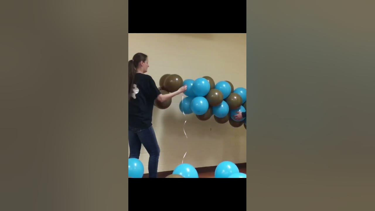 Easy Balloon Arch Without Stand #shorts Easy Balloon Arch Without Stand #shorts