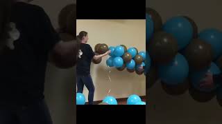 Easy Balloon Arch Without Stand #shorts