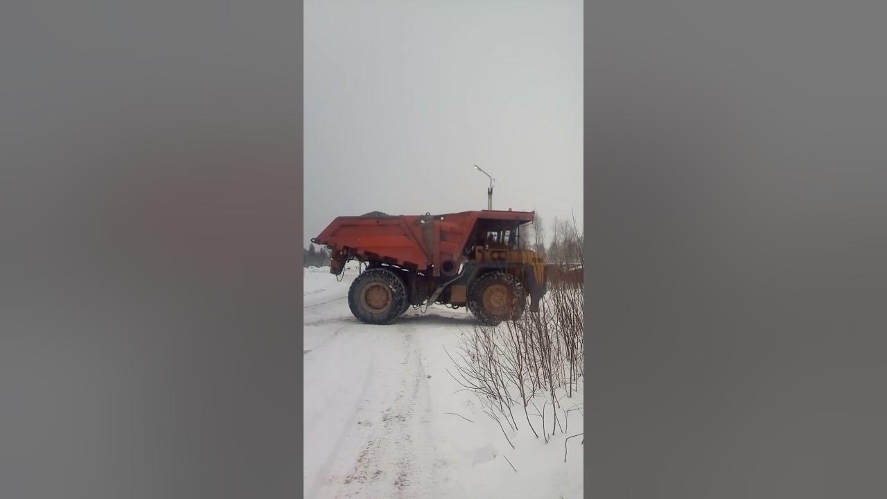 Посыпалка на базе БЕЛАЗА - YouTube