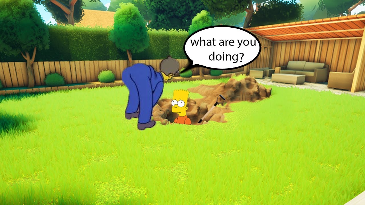 Digging A hole in my parents back yard (A Game About Digging Holes ...