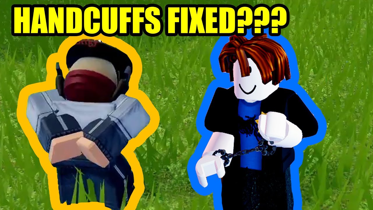 Asimo3089 Finally Fixed Handcuffs Roblox Jailbreak Youtube - handcuffs roblox