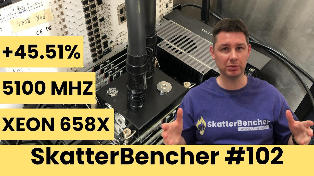 奏ページ Xeon 658X Undervolt & Overclock to 5100 MHz | SkatterBencher #102