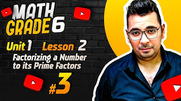 Math | grade 6 |  Factorizing a Number to its Prime Factors