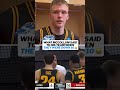 McCollum gave his squad some tough love #iowa #marchmadness #collegebasketball