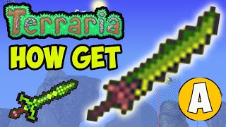 Terraria how to get Blade of Grass (EASY) | Terraria 1.4.4.9 Blade of Grass