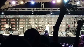 Barnaba boy on the stage in Bagamoy international Festival