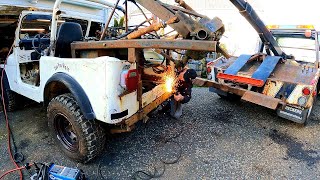 Jeep CJ7 Auger Rig Removal / Upgrades  NNKH