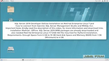 How to install SQL Server 2019 on Red hat Enterprise Linux 7 and connect from SSMS