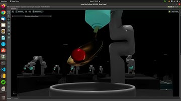 reach and scoop reinforcement learning - Isaac sim